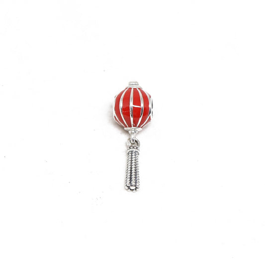 Charm Argint Bratara tip Charm Balon Rosu - Bijuteria Cleopatra